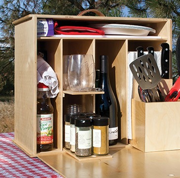 My camp kitchen picnic rentals