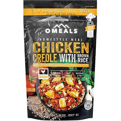self heating creole chicken meal