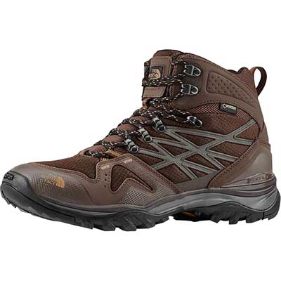 Chocholate/khaki colored hiking boots