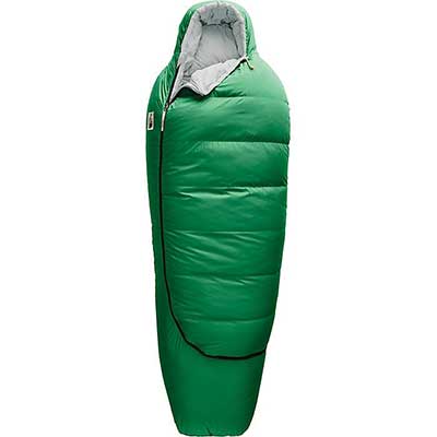 Green zero degree sleeping bag