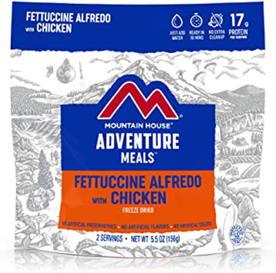 packaging for fettuccine alfredo