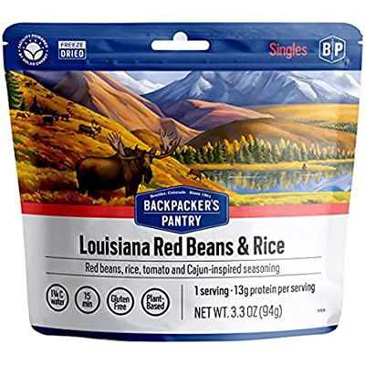 front of packaging for red beans and rice