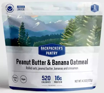 front of packaging for oatmeal