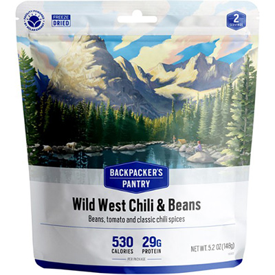 Front of packaging for chili