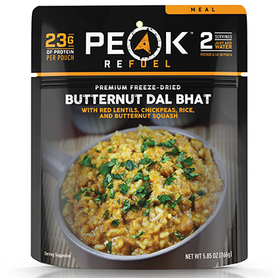 front of packaging for dal bhat