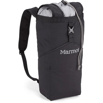 black and grey daypack