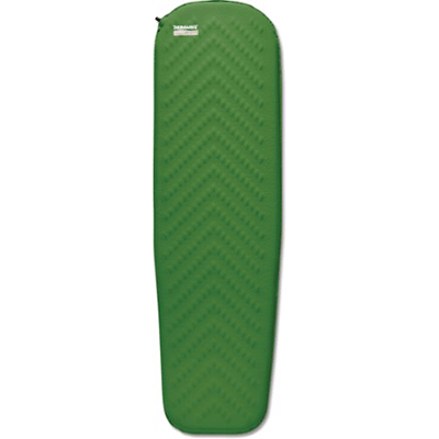 Vertical green sleeping pad